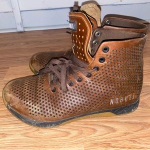 Nobull MEN'S HIGH-TOP LEATHER TRAINER